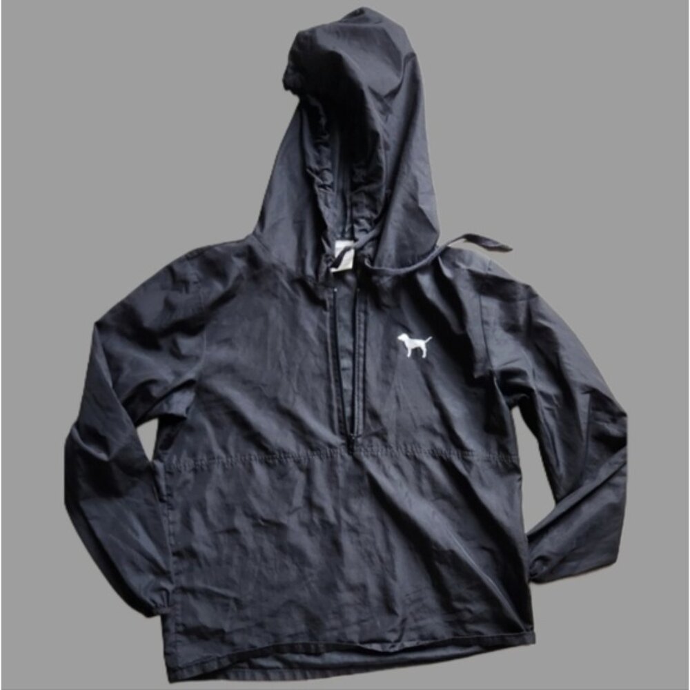 PINK Rainjacket Black Small/XS Guc Quarter Zip